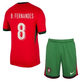 Camiseta de fútbol Portugal B. Fernandes 8 Niño 1ª equipación Euro 2024
